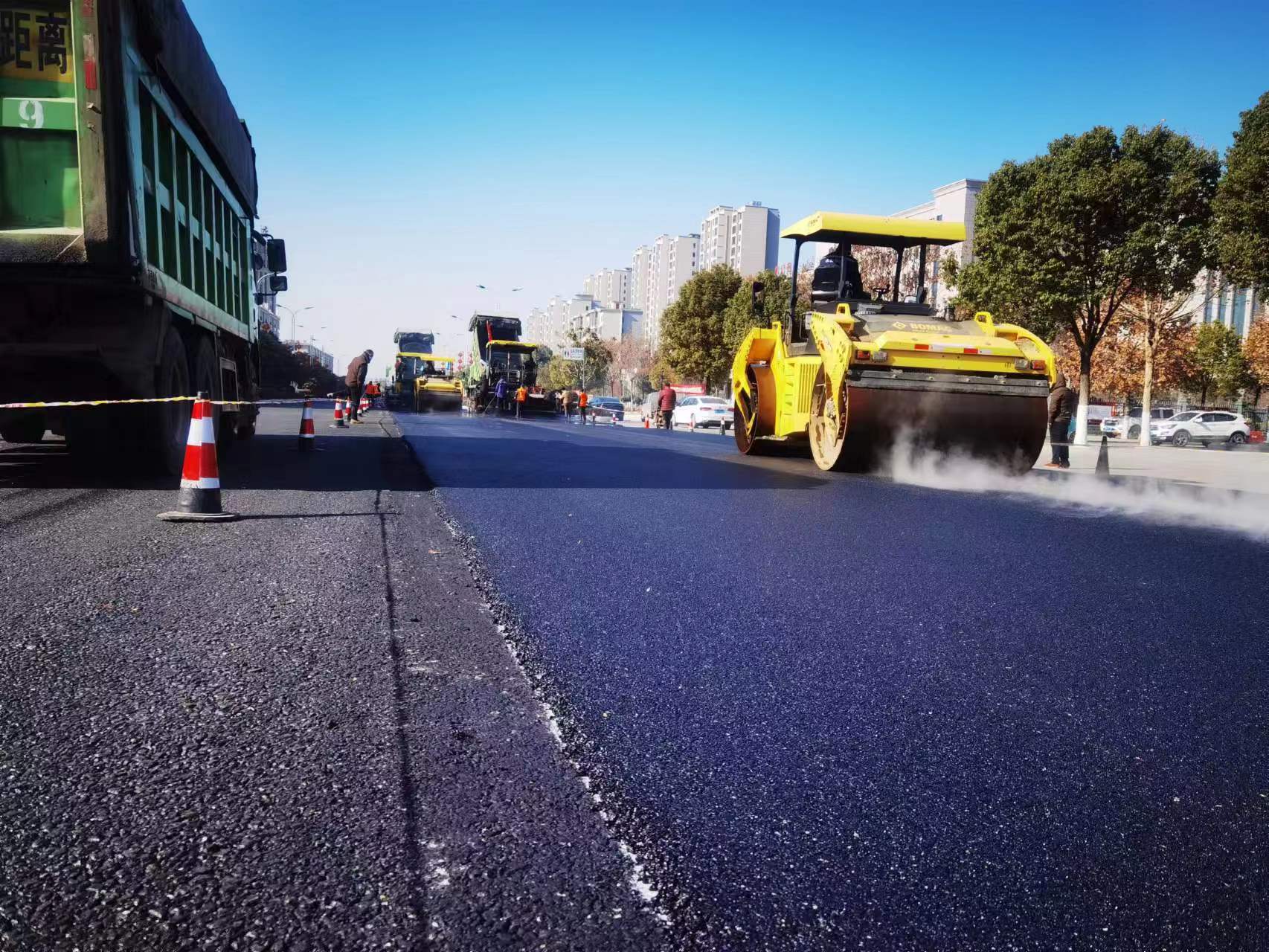 河南永和建設(shè)集團(tuán)羅山縣龍池大道道路改造項目